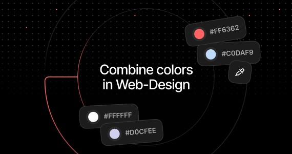 How to combine colors in web design.